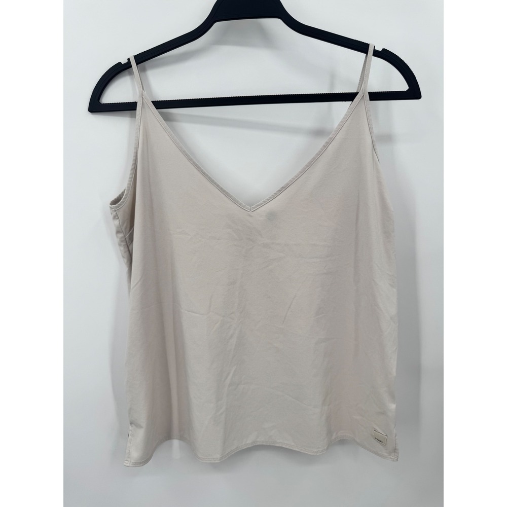 Vuori Villa Cami Women L Tan V-Neck Straps Shortened - Picture 6 of 11